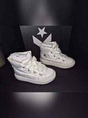 🖤NIB CONVERSE CTAS Elements Boot Mid Egret/Black Unisex Womens 7.5 Mens 6